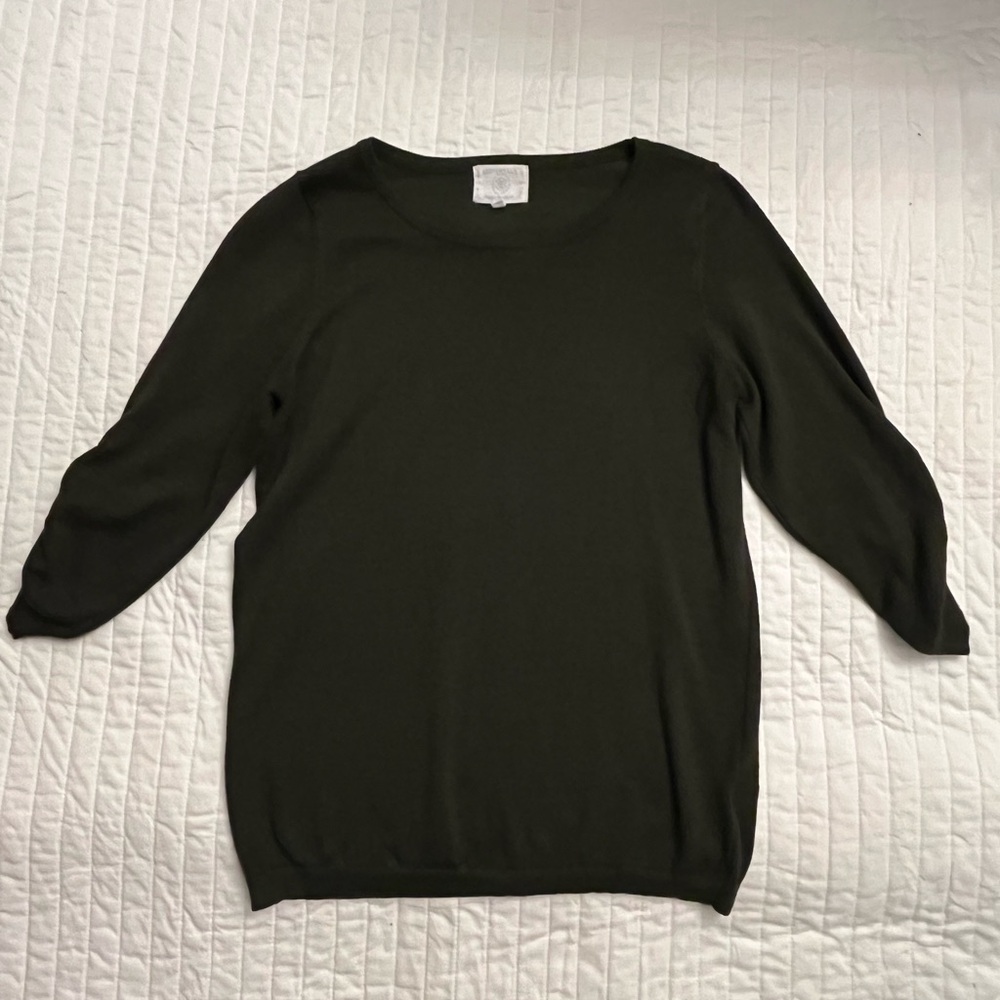 Absolutely creative worldwide olive sweater